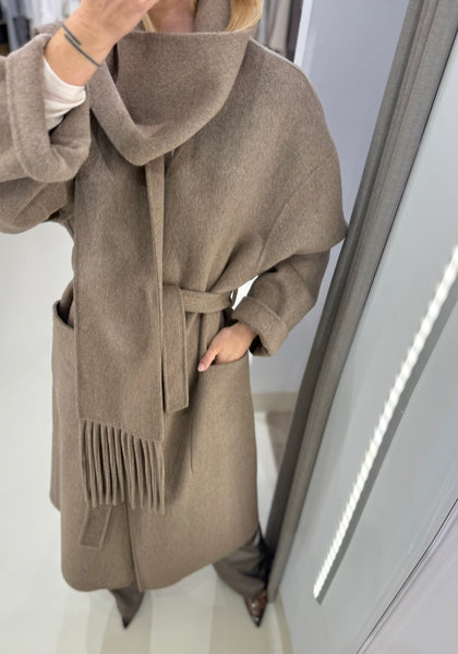 MILDRED COAT | TAUPE