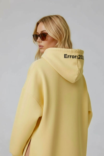 YELLOW ERROR HOODIE