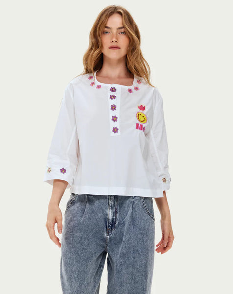 CALA BLOUSE | WHITE