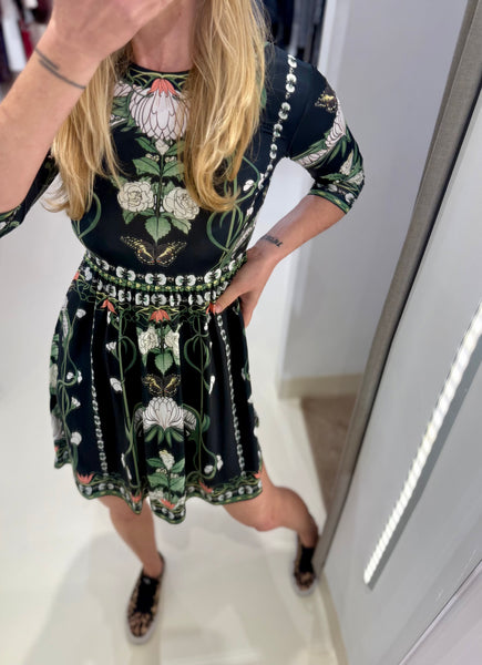 WILDFLOWERS SHORT DRESS