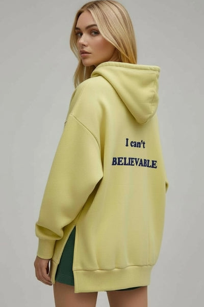 YELLOW HOODIE | I CAN'T