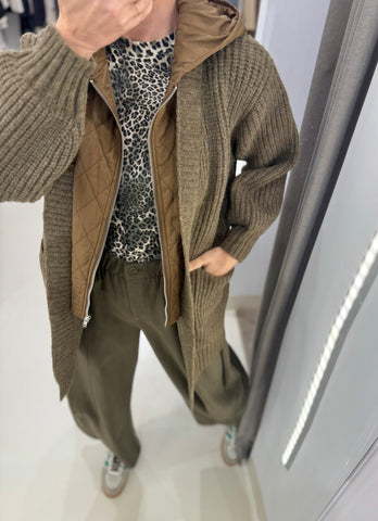 CHAVITOS CARDIGAN | BROWN