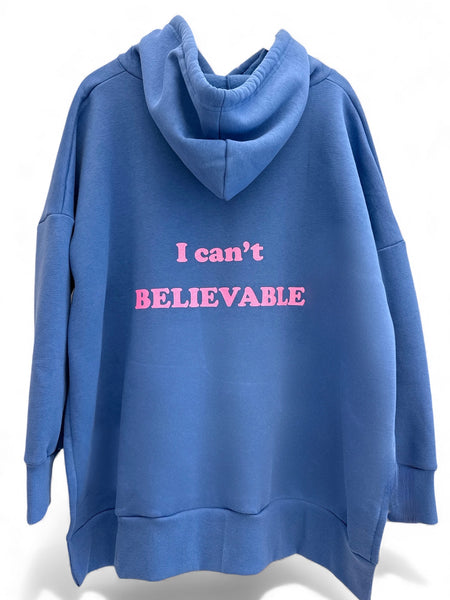 I CAN'T BLUE HOODIE