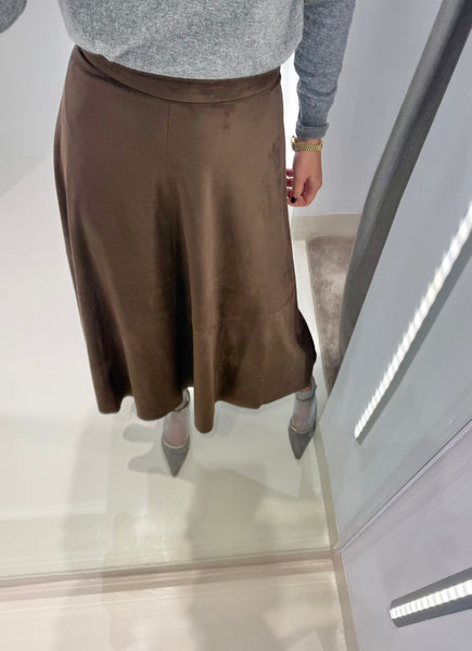 ETHIS SKIRT | BROWN