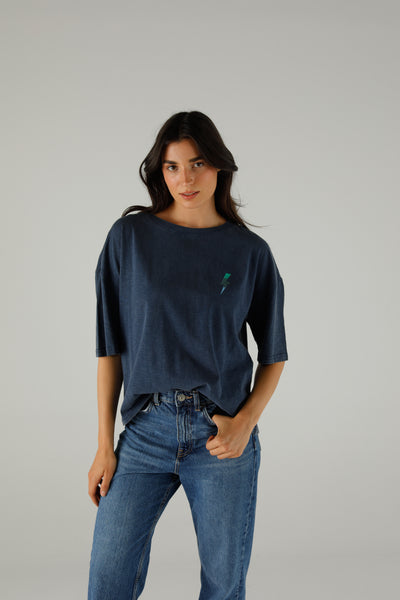 ANGIE T-SHIRT | INDIGO