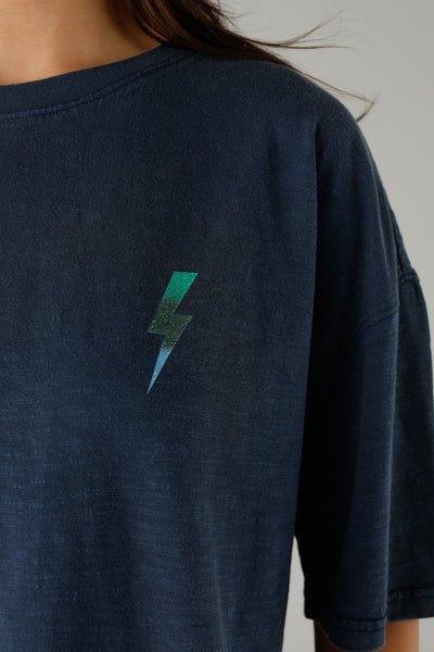 ANGIE T-SHIRT | INDIGO