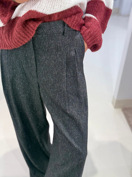 NAYA PANTS | MELANGE BLACK