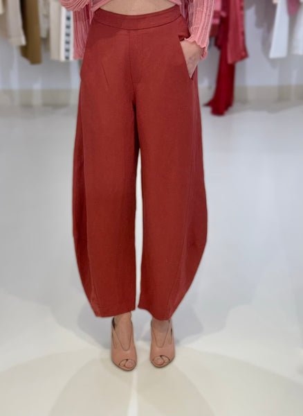 CALENDULA LINEN PANTS | CHILI