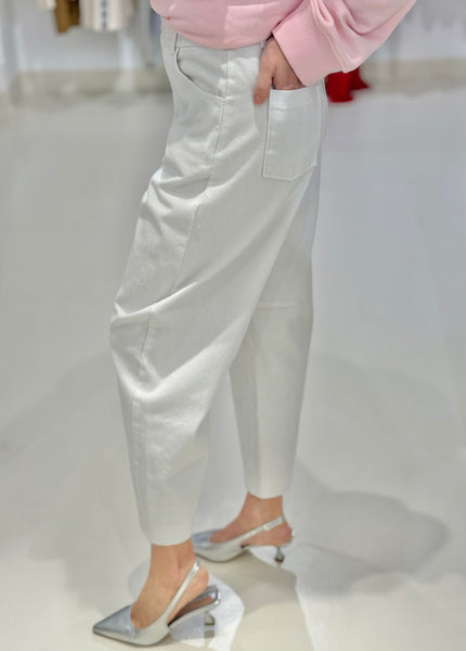 ROUBIAN DENIM PANTS | WHITE