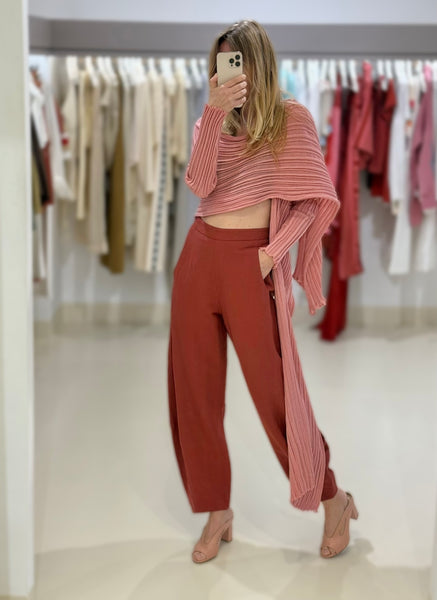 CALENDULA LINEN PANTS | CHILI