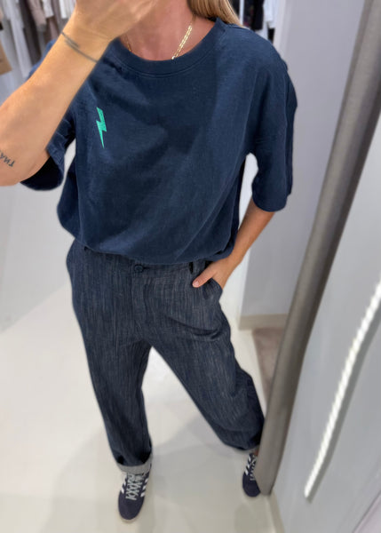 ANGIE T-SHIRT | INDIGO