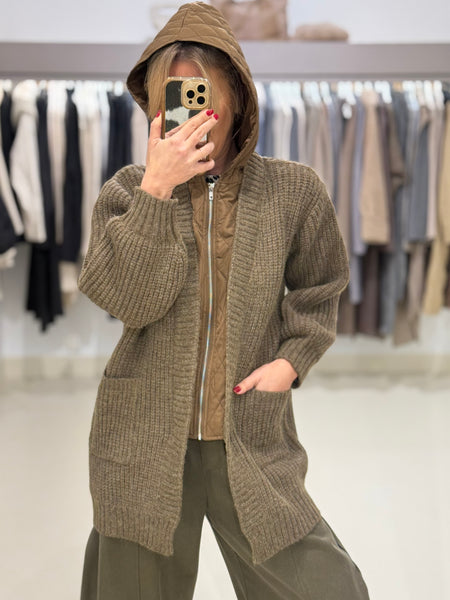 CHAVITOS CARDIGAN | BROWN