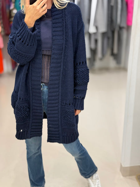 WINTER LOVE CARDIGAN | INK BLUE