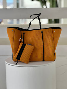 TOTE BAG | RUST WITH BLACK