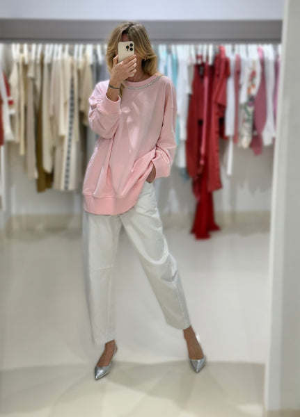 ROUBIAN DENIM PANTS | WHITE