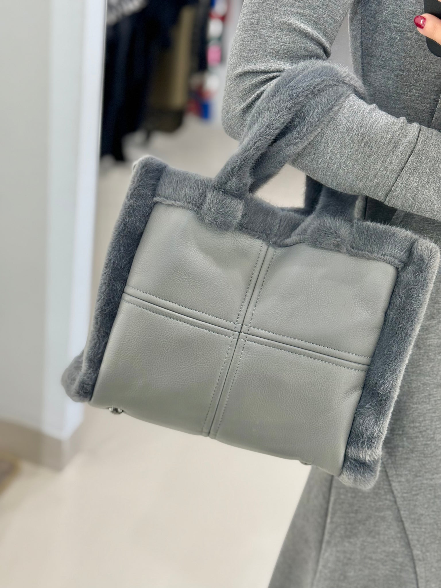 JASHA SMALL BAG | GRAPHITE