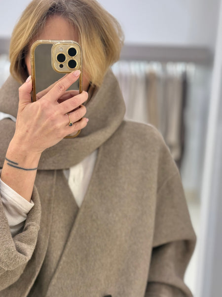 MILDRED COAT | TAUPE