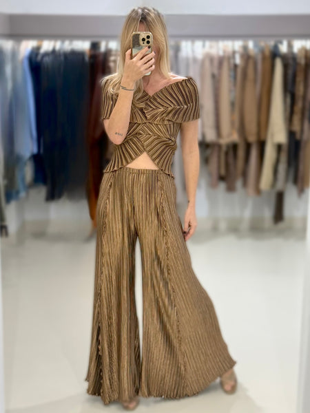 X TOP | METALLIC BRONZE