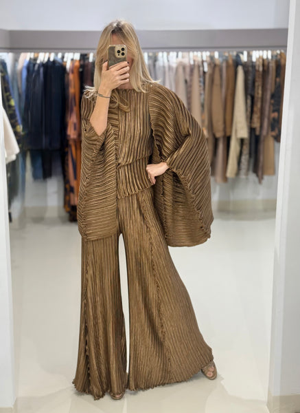 METRON JACKET | METALLIC BRONZE