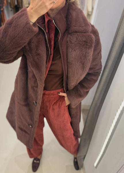 GEESJE COAT | CHOCOLATE BEAN