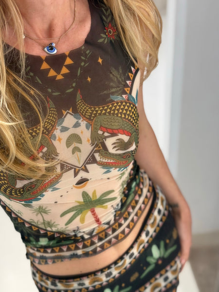 REPTILE MESH TOP