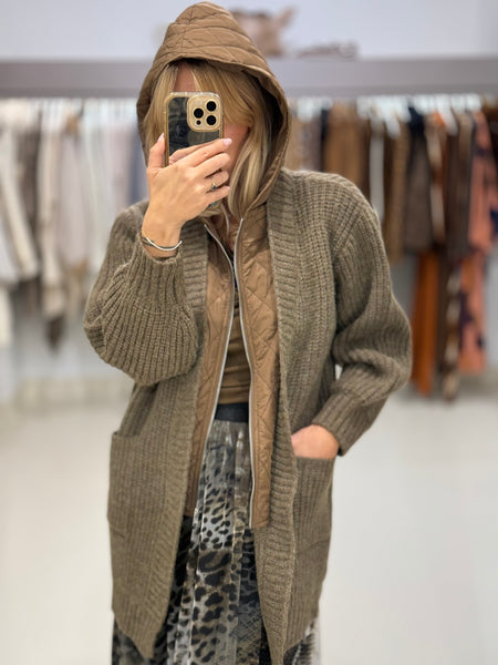 CHAVITOS CARDIGAN | BROWN