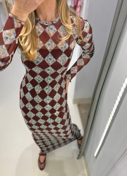 CARMEN DRESS | CORAL