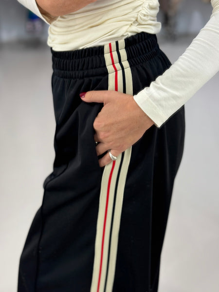 MELANIE TRACK PANTS | BLACK