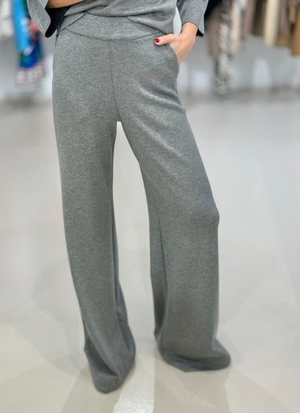 POLISHED TROUSERS | GREY MELANGE