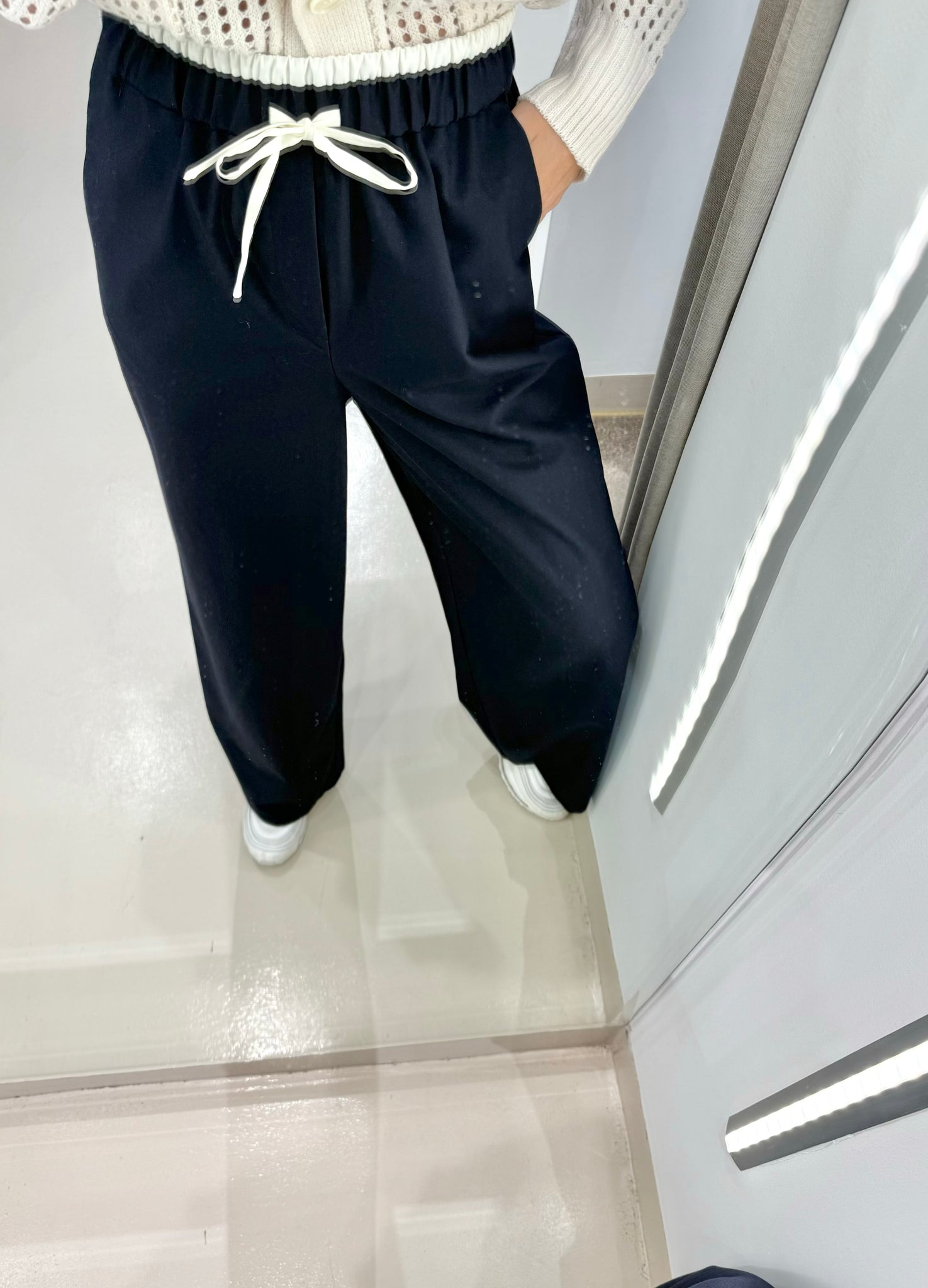 ROMA TROUSERS | NAVY