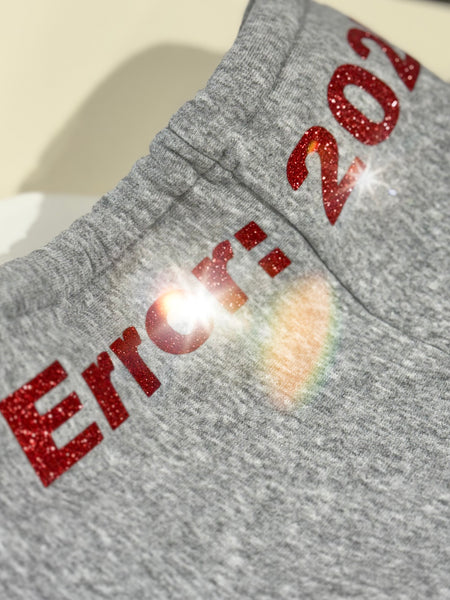 GREY ERROR HOODIE