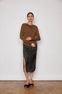 JASMINE BLOUSE | BROWN