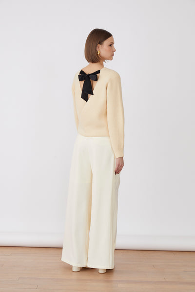 NAVINA TROUSERS | CREAM