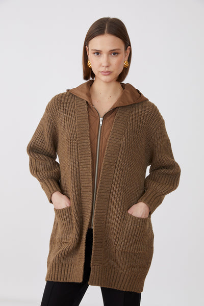 CHAVITOS CARDIGAN | BROWN