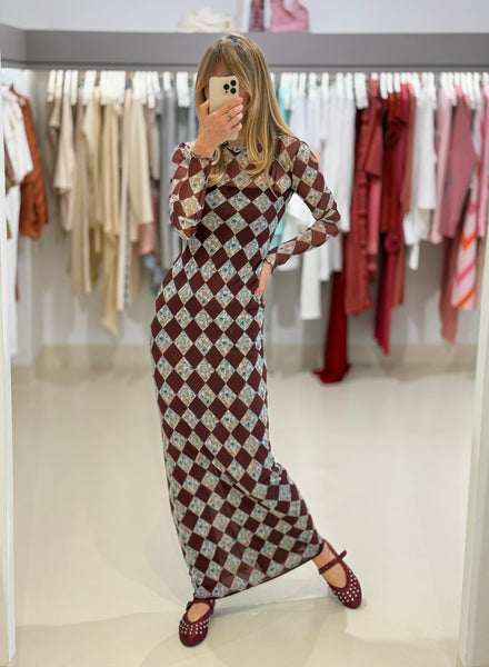 CARMEN DRESS | CORAL