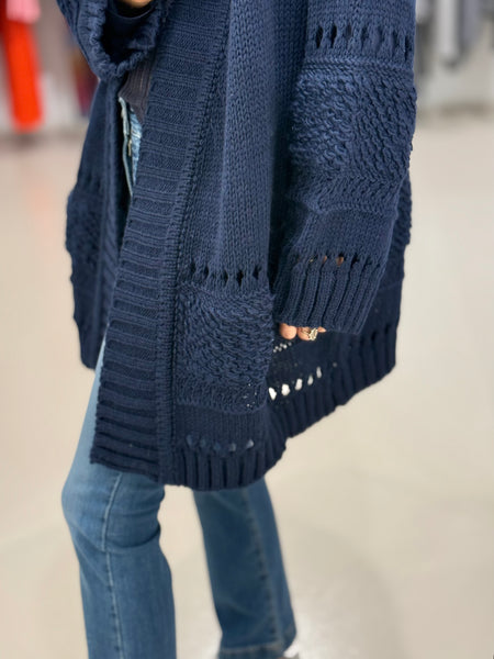 WINTER LOVE CARDIGAN | INK BLUE