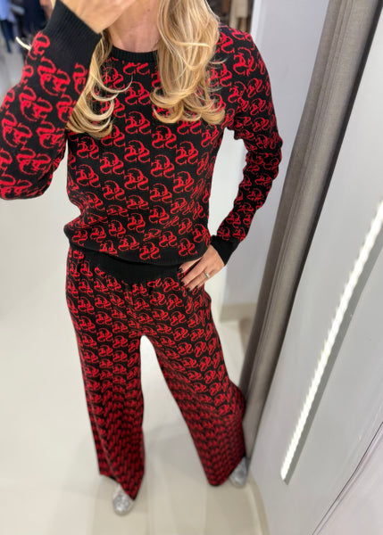 NANCY KNIT PANTS | BLACK