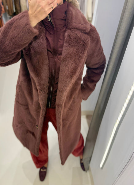 GEESJE COAT | CHOCOLATE BEAN