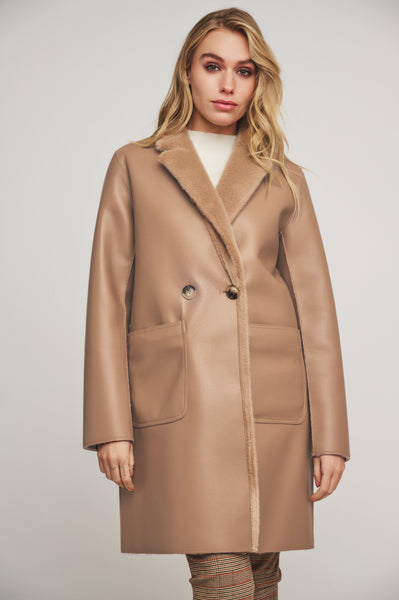 IVON REVERSIBLE COAT | TWIG