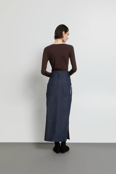 VITAL ESSENCE BLOUSE |  BITTER BROWN