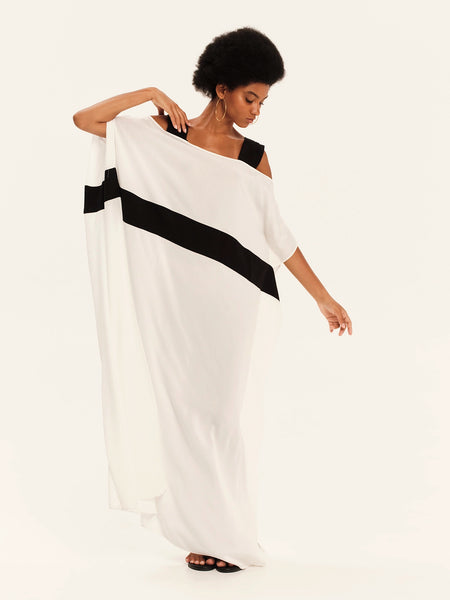 DIMENSIONAL MAXI TUNIC