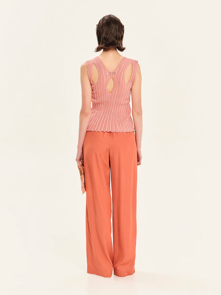 SPARKLING NIGHTS KNIT TOP | GOLD ROSE