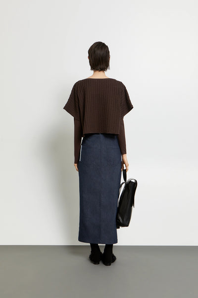 KERITHRA TOP | BITTER BROWN