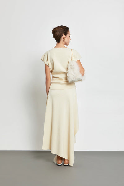 SOFT STRUCTURE KNIT TOP | ECRU