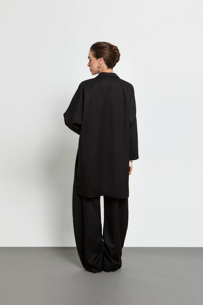 UNWRITTEN LETTERS TROUSERS | BLACK