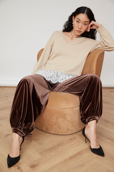 KEZIAH TROUSERS | BROWN