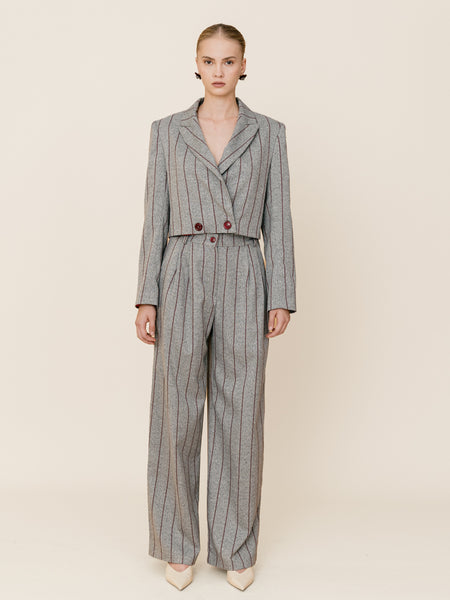 LESIA PANTS | MULTI GREY
