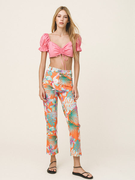 AMAL PANTS | MULTI ORANGE