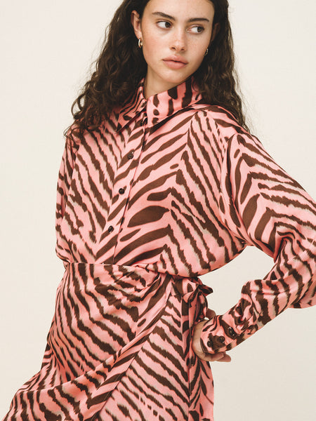 ERIS SHIRT | MULTI BROWN