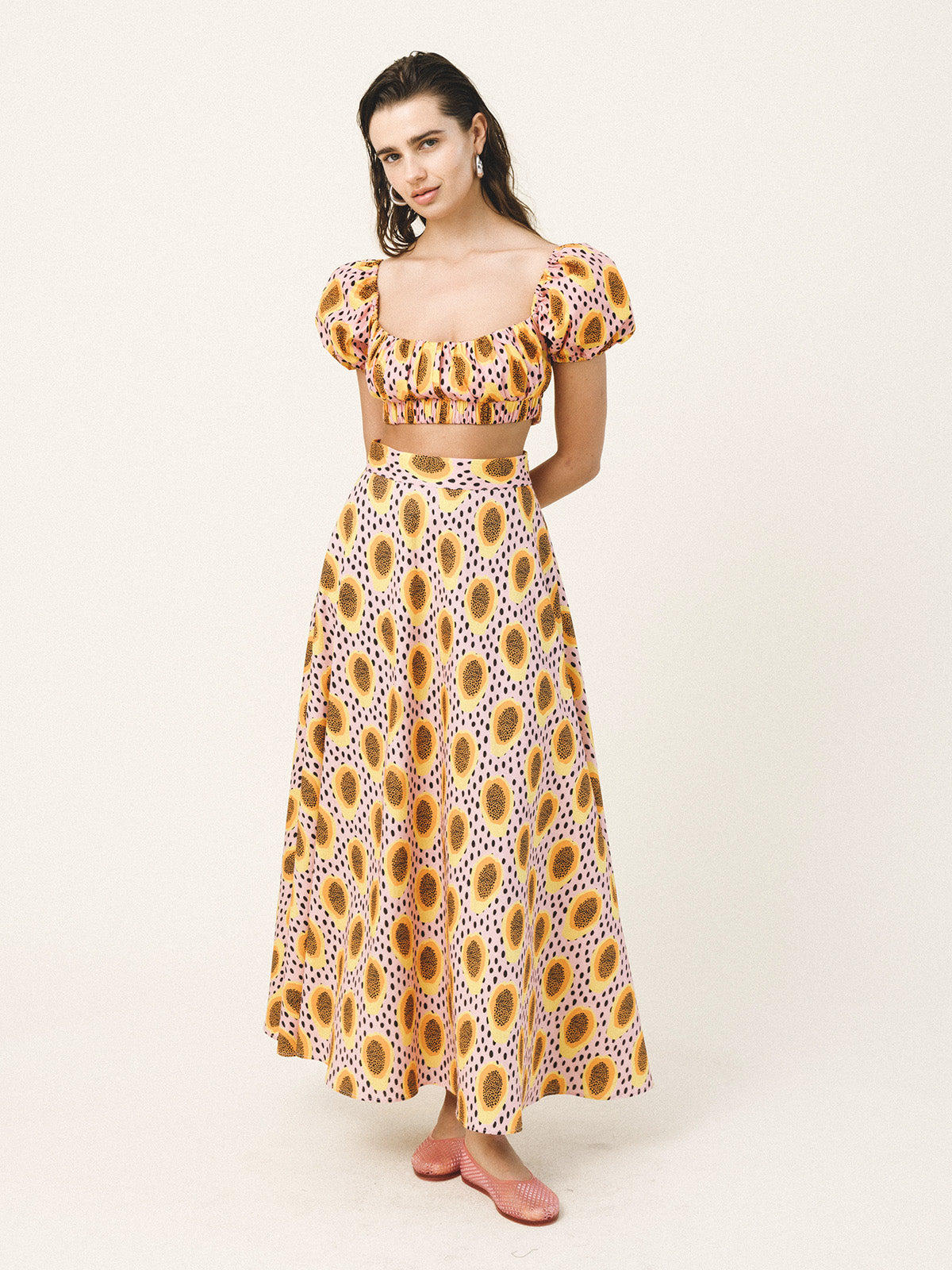 ZURY SKIRT | MULTI PINK